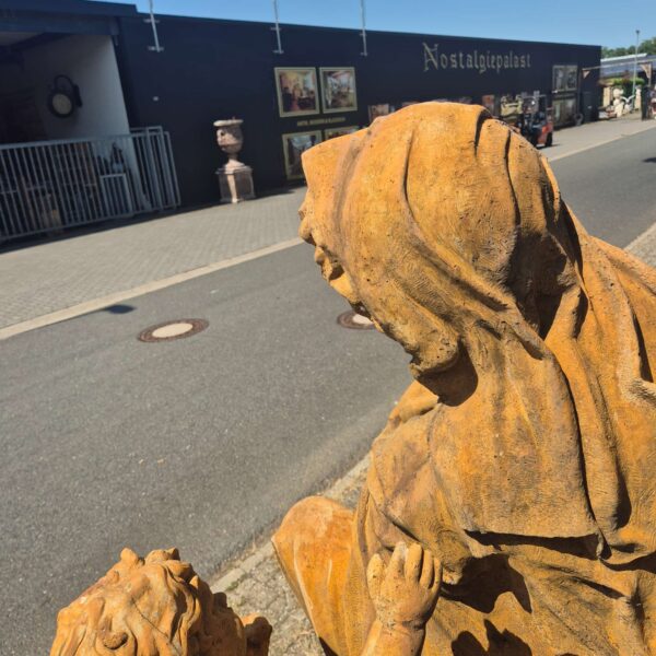 Skulptur Dekoration Madonna mit Kind Stein 1,75 m – Bild 19