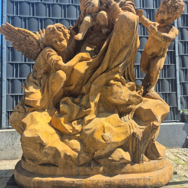 Skulptur Dekoration Madonna mit Kind Stein 1,75 m – Bild 10