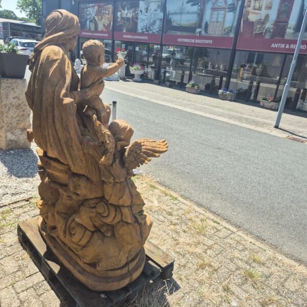Skulptur Dekoration Madonna mit Kind Stein 1,75 m – Bild 15