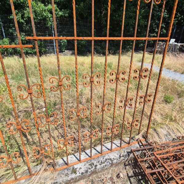 Gartenzaun Zaun Schmiedeeisen 1,13 m – Bild 5