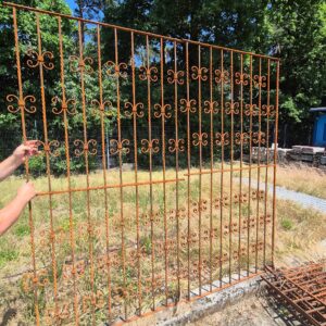 Gartenzaun Zaun Schmiedeeisen 1,13 m