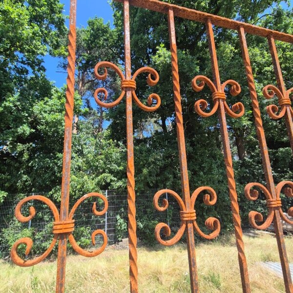 Gartenzaun Zaun Schmiedeeisen 1,13 m – Bild 8