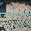 Gartenzaun Zaunelement Gründerzeit 1880 Schmiedeeisen 2,03 m – Bild 7