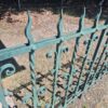 Gartenzaun Zaunelement Gründerzeit 1880 Schmiedeeisen 2,03 m – Bild 6