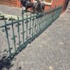 Gartenzaun Zaunelement Gründerzeit 1880 Schmiedeeisen 21,00 m – Bild 8