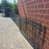 Gartenzaun Zaunelement Gründerzeit 1880 Schmiedeeisen 21,00 m – Bild 4
