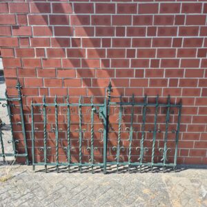 Gartentor Hoftor Gründerzeit 1880 Schmiedeeisen 2,00 m