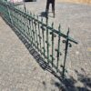 Gartenzaun Zaunelement Gründerzeit 1880 Schmiedeeisen 21,00 m – Bild 10