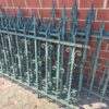 Gartenzaun Zaunelement Gründerzeit 1880 Schmiedeeisen 21,00 m – Bild 13
