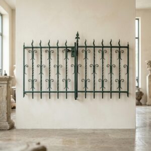 Gartentor Hoftor Gründerzeit 1880 Schmiedeeisen 2,00 m