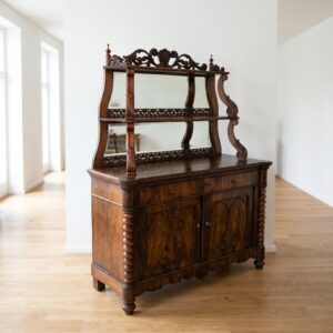 Buffetschrank Schrank Louis Philippe 1860 Mahagoni