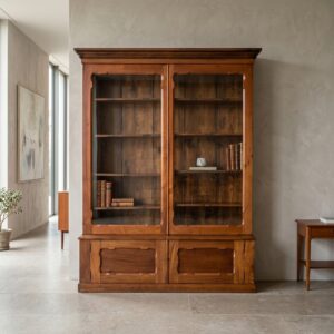 Vitrine Bücherschrank Louis Philippe 1880 Mahagoni