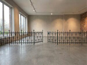 Gartenzaun Zaunelemente Gründerzeit 1880 Schmiedeeisen 21,00 m