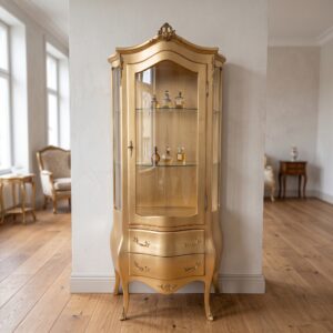 Vitrine Barockstil Gold 0,84 m