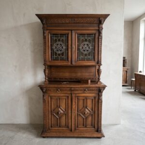 Buffetschrank Schrank Gründerzeit 1880 Eiche