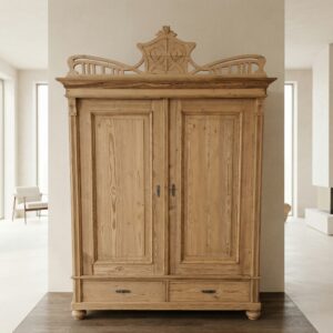 Schrank Kleiderschrank Jugendstil 1900 Kiefer