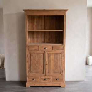 Schrank Bücherregal Teakholz 1,09 m