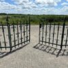 Gartenzaun Zaunelement Gründerzeit 1880 Schmiedeeisen 21,00 m – Bild 15