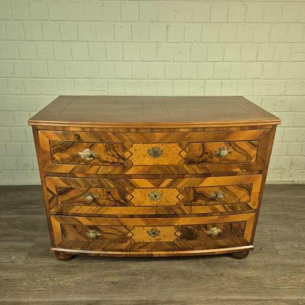 Barockkommode Kommode Barock 1770 Nussbaum – Bild 2