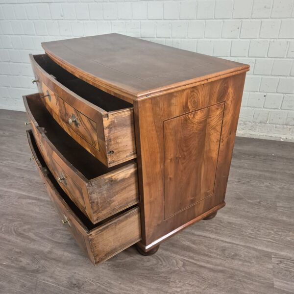 Barockkommode Kommode Barock 1770 Nussbaum – Bild 8