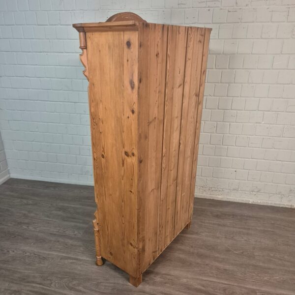 Vitrine Geschirrschrank Louis Philippe 1860 Kiefer – Bild 12