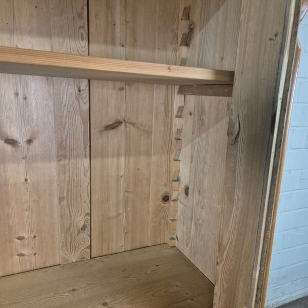 Vitrine Geschirrschrank Louis Philippe 1860 Kiefer – Bild 9