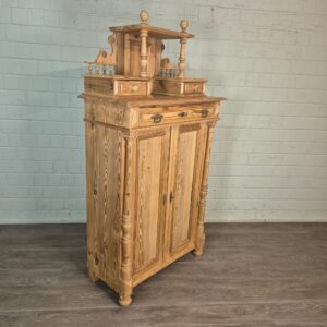 Vertiko mit Aufsatz Gründerzeit 1880 Kiefer