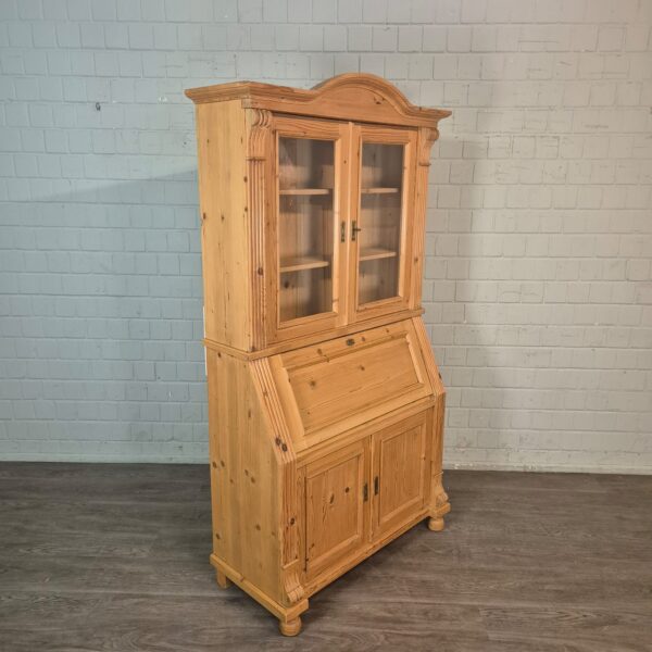 Sekretär Vitrine 1,00 m Kiefer