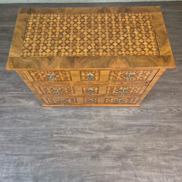Kommode Biedermeier 1820 Nussbaum – Bild 4