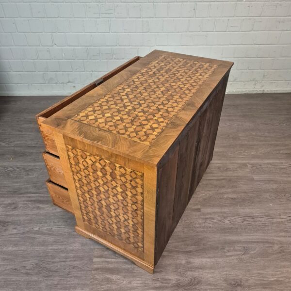 Kommode Biedermeier 1820 Nussbaum – Bild 11