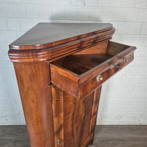 Eckschrank Schrank Biedermeier 1840 Mahagoni – Bild 12
