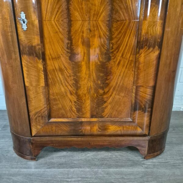 Eckschrank Schrank Biedermeier 1840 Mahagoni – Bild 10