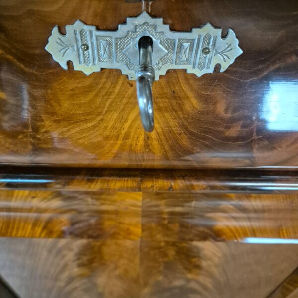 Eckschrank Schrank Biedermeier 1840 Mahagoni – Bild 8