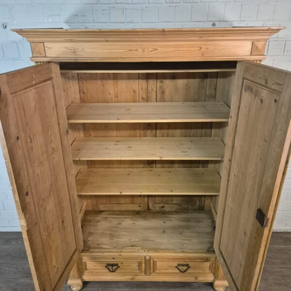 Schrank Kleiderschrank Gründerzeit 1880 Kiefer – Bild 8