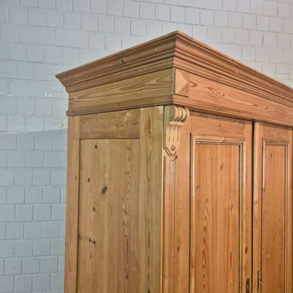Schrank Kleiderschrank Gründerzeit 1880 Kiefer – Bild 4