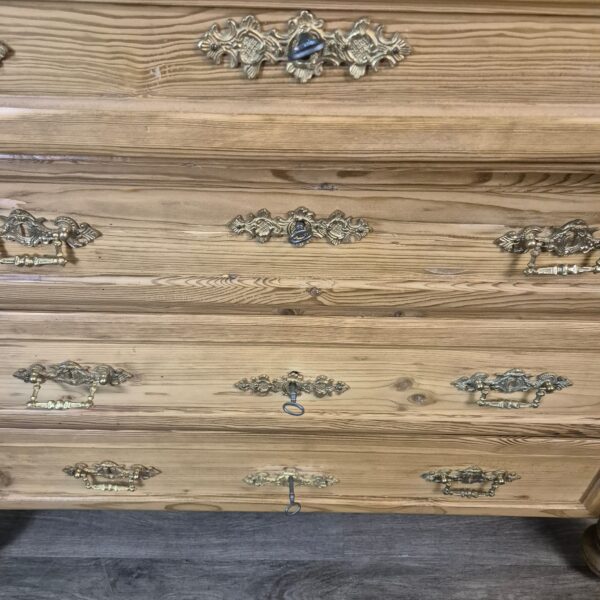 Kommode Gründerzeit 1880 Kiefer – Bild 6