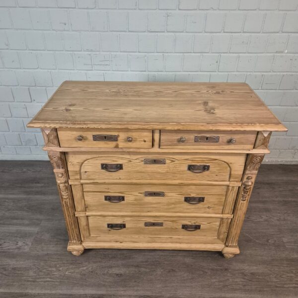 Kommode Jugendstil 1890 Kiefer – Bild 2