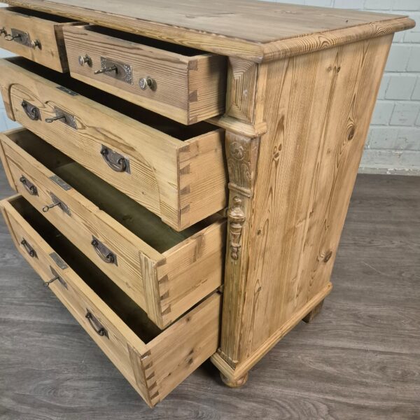 Kommode Jugendstil 1890 Kiefer – Bild 12
