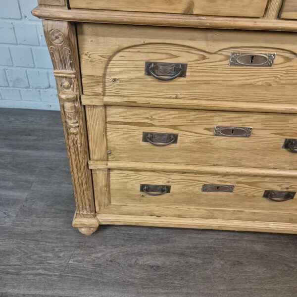 Kommode Jugendstil 1890 Kiefer – Bild 6