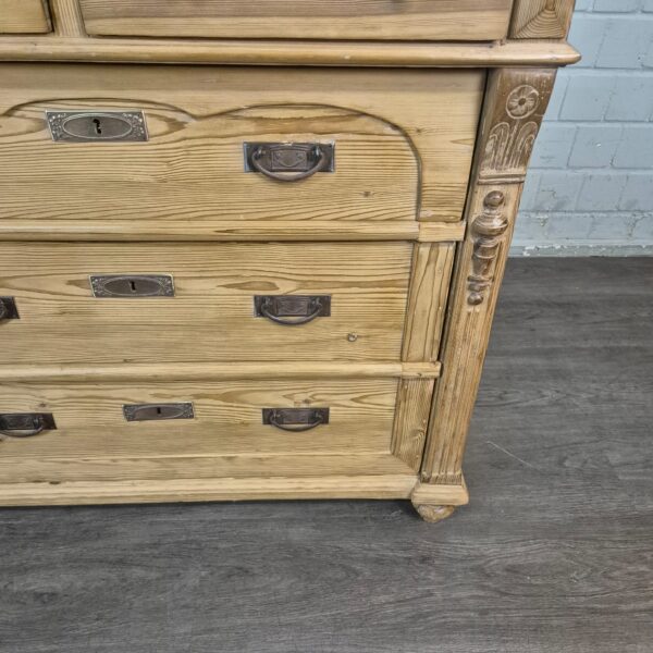 Kommode Jugendstil 1890 Kiefer – Bild 9