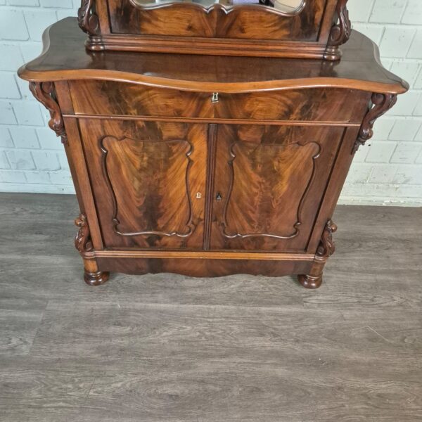 Vitrine Bonheur Biedermeier 1850 Mahagoni – Bild 6