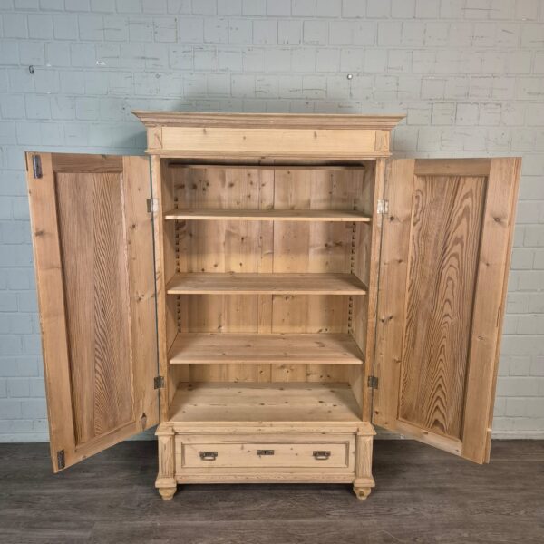 Schrank Kleiderschrank Jugendstil 1900 Kiefer – Bild 10