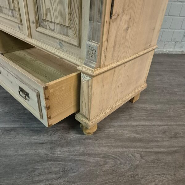 Schrank Kleiderschrank Jugendstil 1900 Kiefer – Bild 16