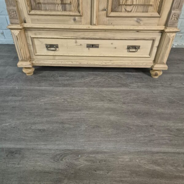 Schrank Kleiderschrank Jugendstil 1900 Kiefer – Bild 4