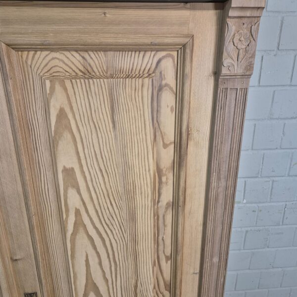 Schrank Kleiderschrank Jugendstil 1900 Kiefer – Bild 7