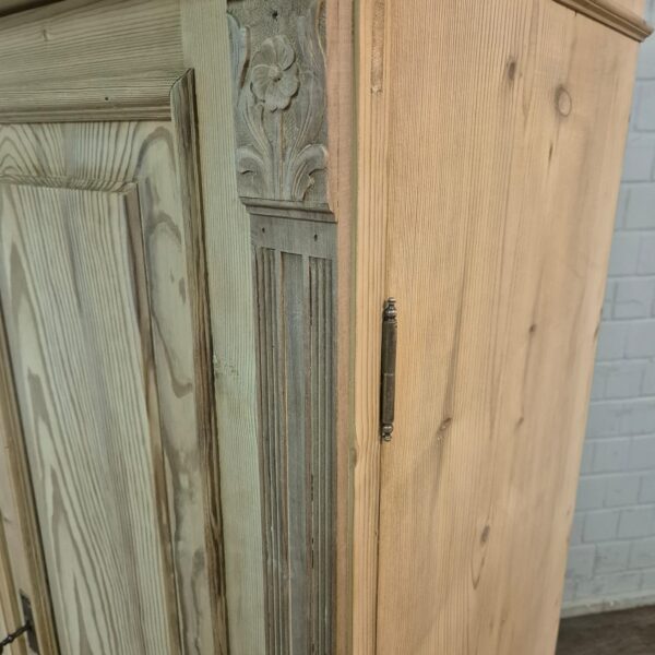 Schrank Kleiderschrank Jugendstil 1900 Kiefer – Bild 6