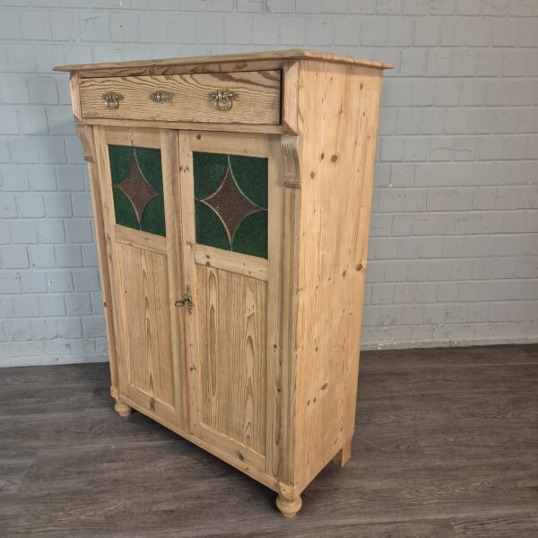 Vertiko Jugendstil 1900 Kiefer – Bild 3