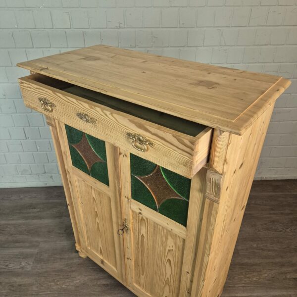 Vertiko Jugendstil 1900 Kiefer – Bild 9