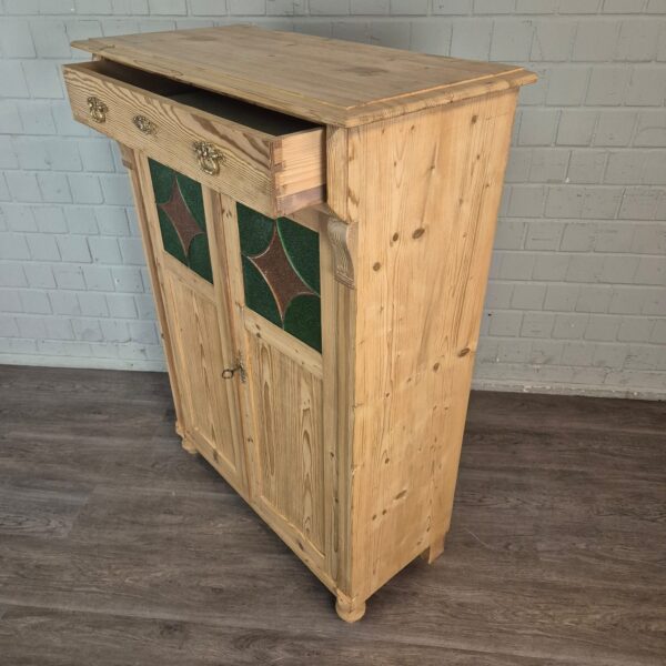 Vertiko Jugendstil 1900 Kiefer – Bild 8