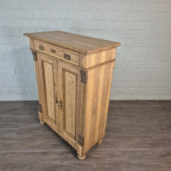 Vertiko Jugendstil 1900 Kiefer – Bild 3